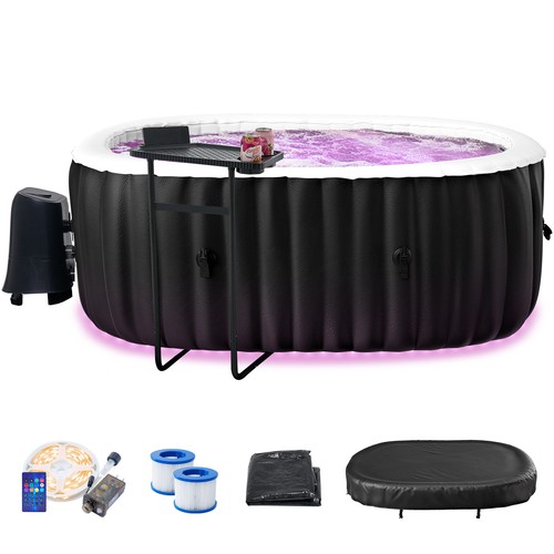 Inflatable hot tub - tub, w/