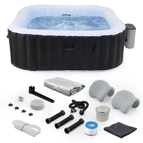 Inflatable hot tub with - co-z,