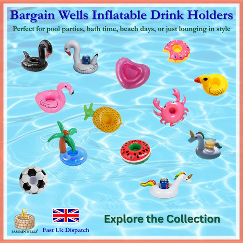 Inflatable pool drink holder - inflatable,