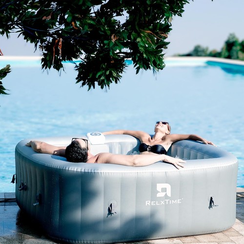 Relxtime inflatable spa grey - relxtime,