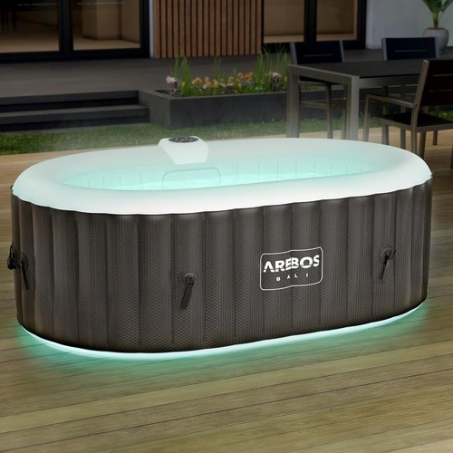 Inflatable hot tub outdoor spa - outdoor,